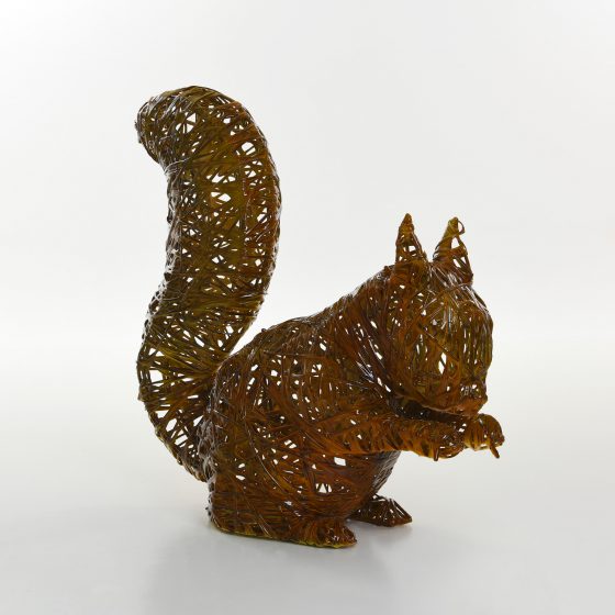 Ecureuil, structure 3D, fibre minérale