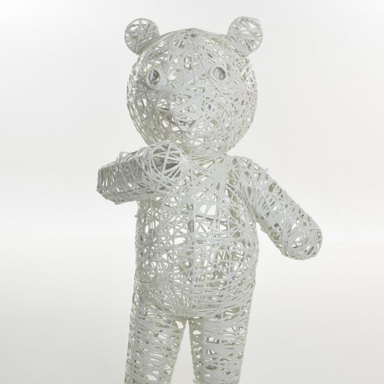 Ours debout, structure 3D, fibre minérale