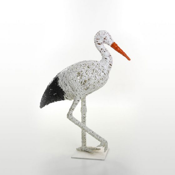 Cigogne, structure 3D, fibre minérale