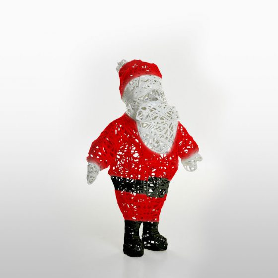 Père Noël, structure 3D, fibre minérale